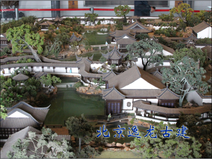 Chinese architecture model