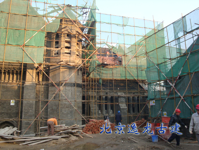 The ancient church repair